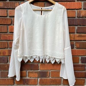 Boho Flare Sleeve Top